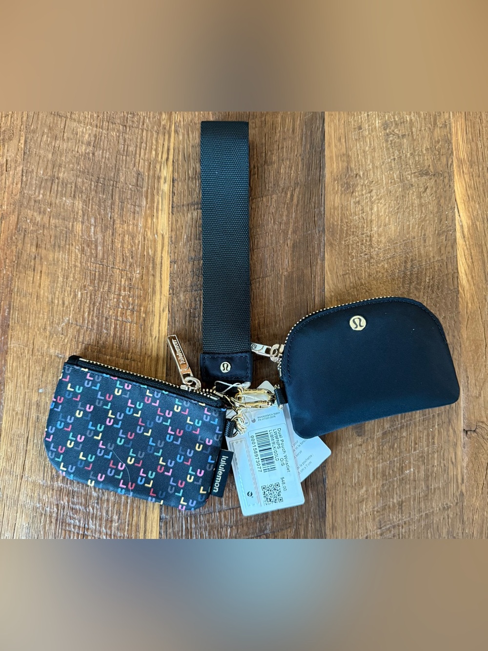 NWT Lululemon Dual Pouch Wristlet